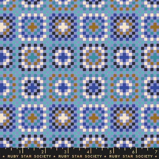 Baumwolle Patchwork -  Alexia Abegg - Ruby Star Society - Meadow Star - Dusk Granny Square